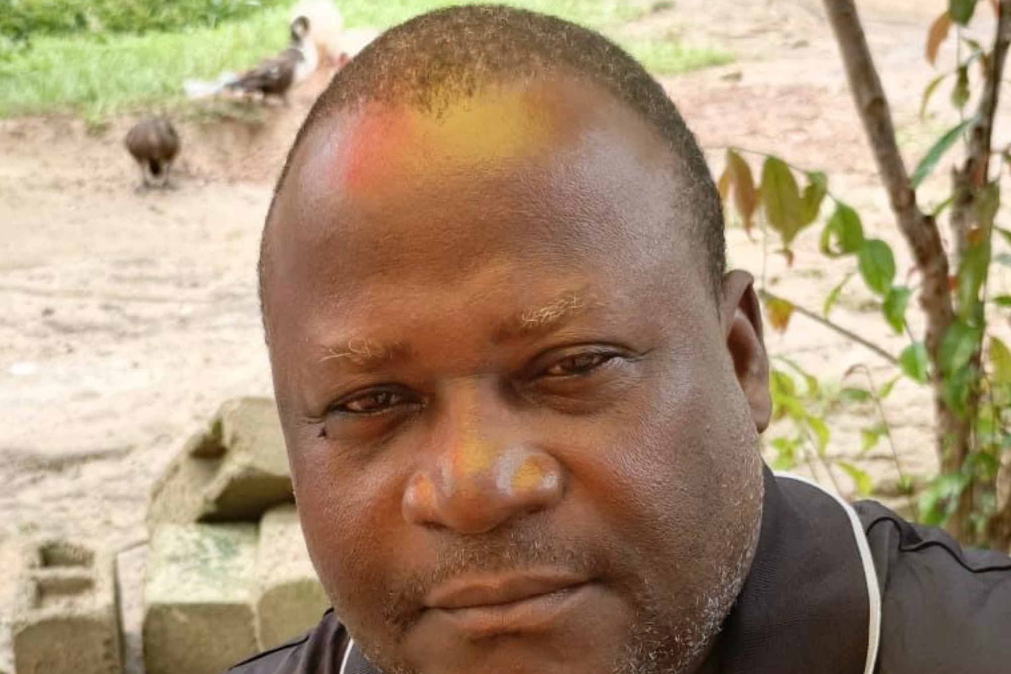 Cheerful African American Woman Making Report